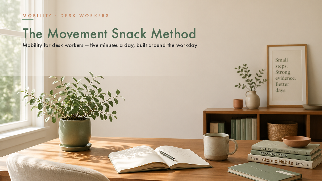 The Movement Snack Method — Mobility for Desk Workers